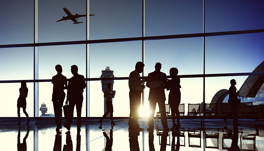 Business Team at the Airport