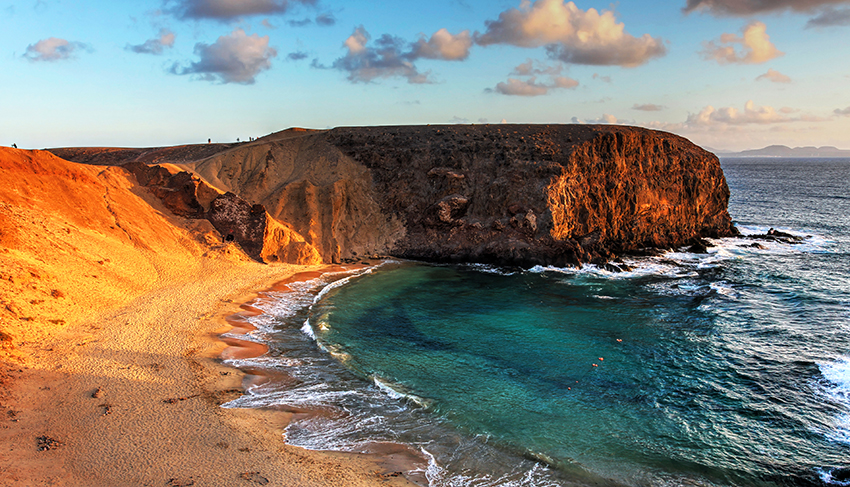 Papagayo Beach, Canaries, Spain