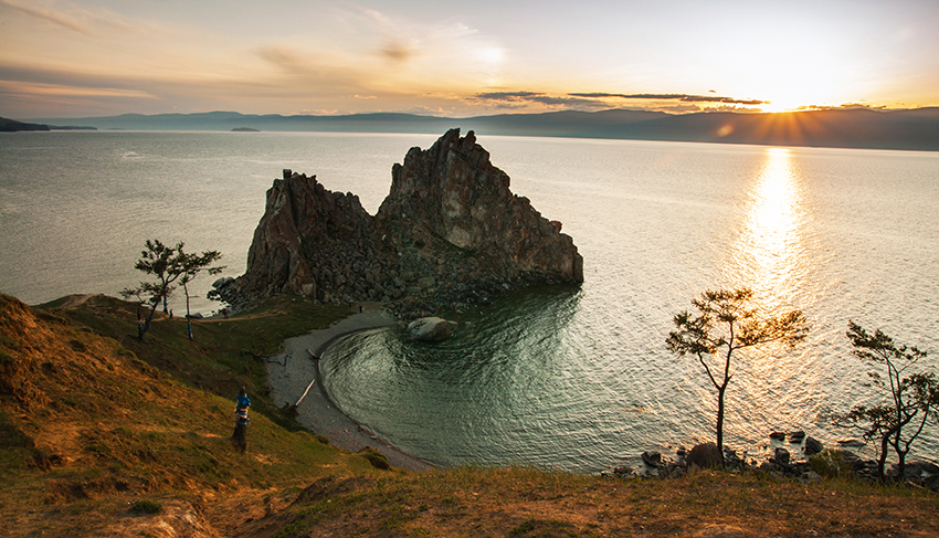 Shaman cape, Baikal, Russia